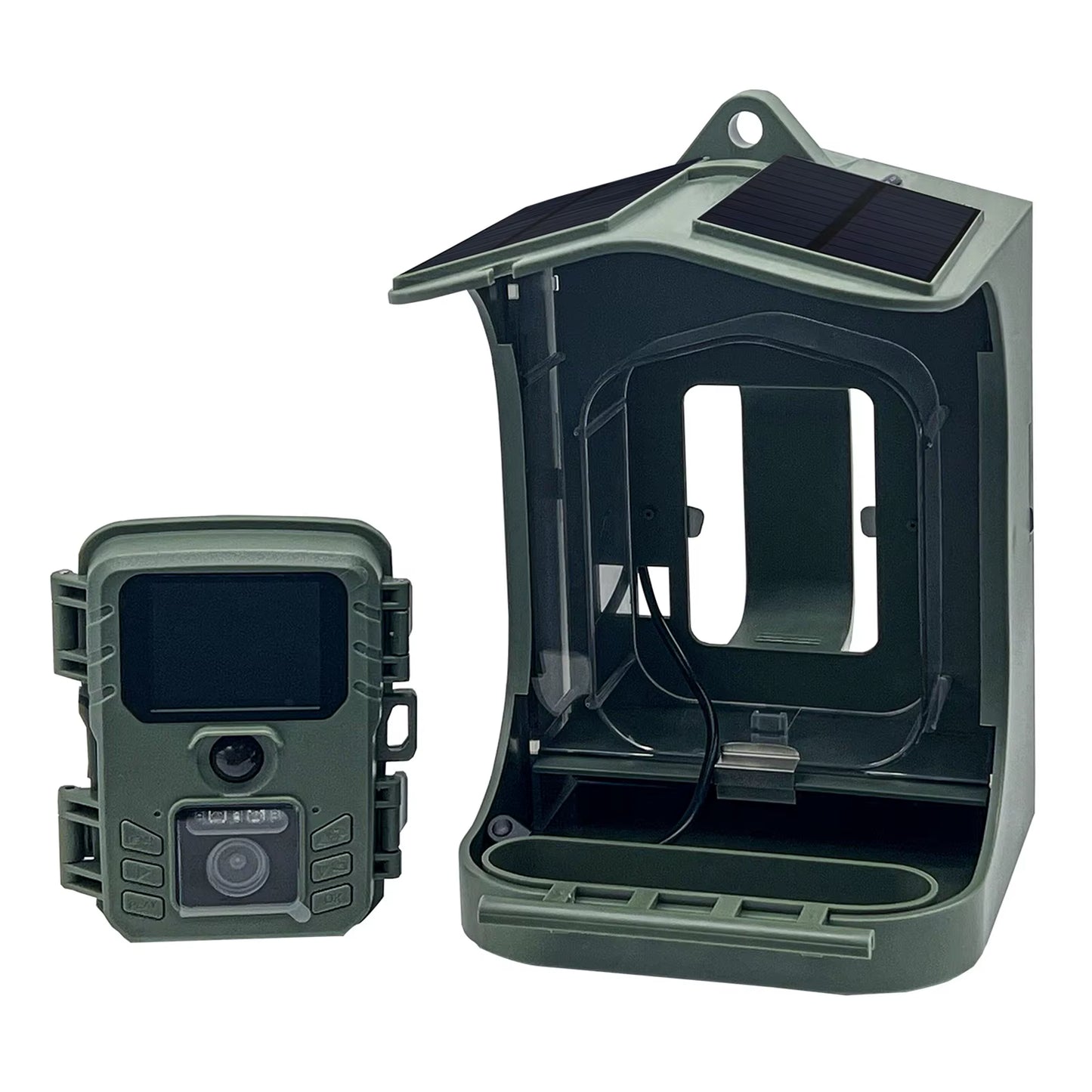 Solar Powered 1080P Wireless Wifi Smart Bird Feeder Camera Waterproof Bird Watching Camera