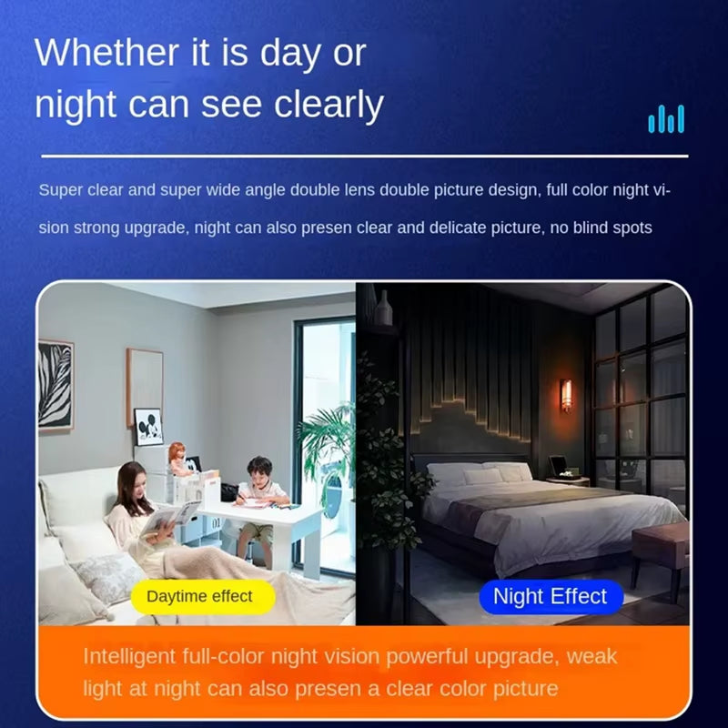 A22R-1080P Wi-Fi Smart Security Camera 2Mp,Hd,Real-Time APP Alerts,2-Way Audio,With Motion Tracking for Baby and Pet